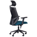Крісло Lead Black HR сидіння SM 2328/спинка Сітка HY-100 чорна AMF