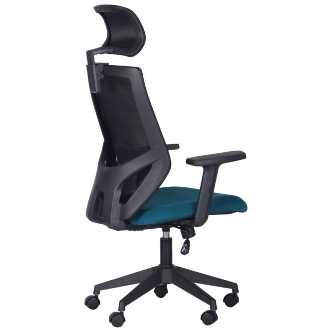 Крісло Lead Black HR сидіння SM 2328/спинка Сітка HY-100 чорна AMF
