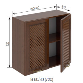 Кухонная секция верхняя В 60 Роксана Мир мебели