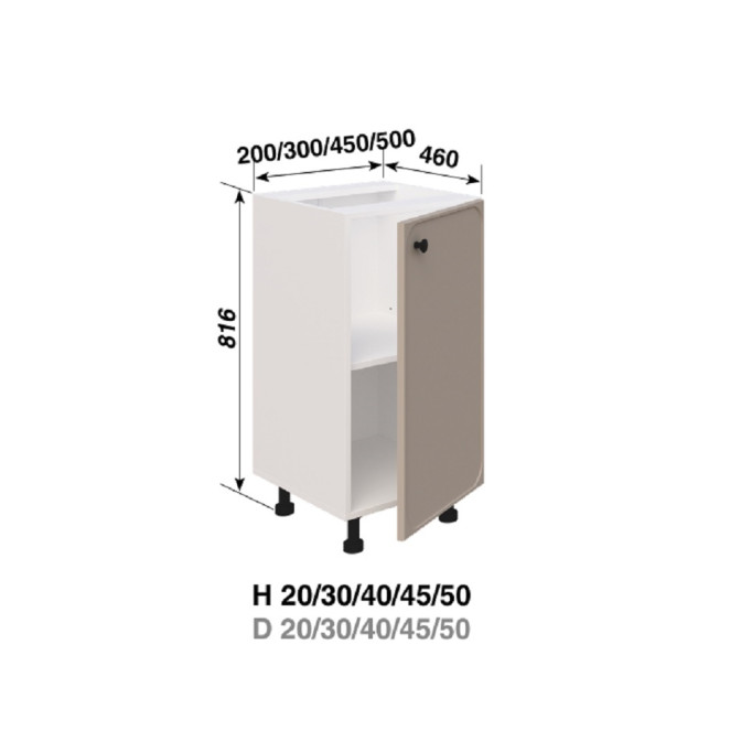 Кухонна секція нижня Н 30 Сью Світ меблів