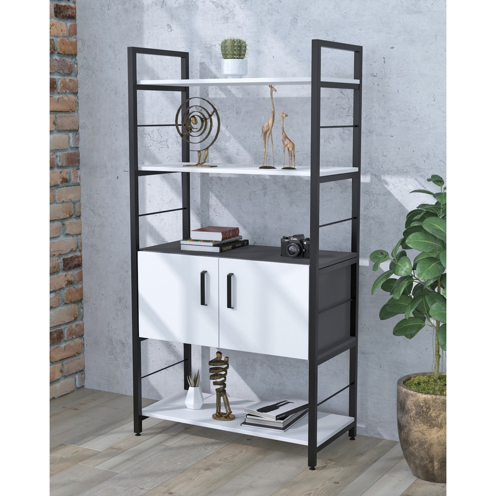LOFT DESIGN PARIS 棚 インテリア Стелаж L-155 з дверцятами Loft Design - купити вигідно в інтернет