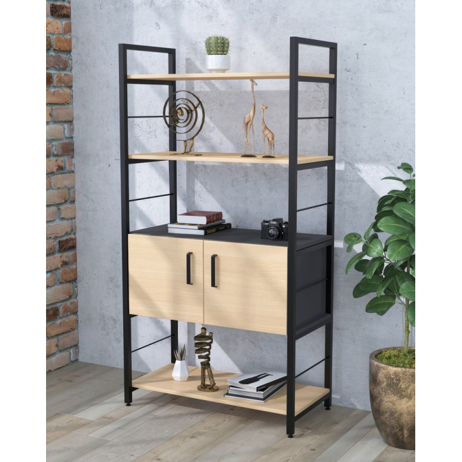 Стелаж L-155 з дверцятами Loft Design