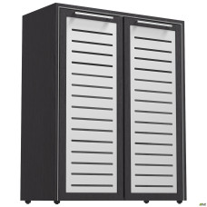 Шафа книжкова Онікс 900х400х1090 Мокко, скло AMF
