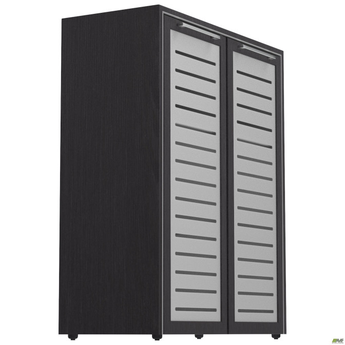 Шкаф книжный Оникс 900х400х1090 Мокко, стекло  AMF