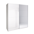 Шафа-купе з дзеркалом 2,5x2,1 Белла / Bella Глянець Білий MiroMark BL-16-WB
