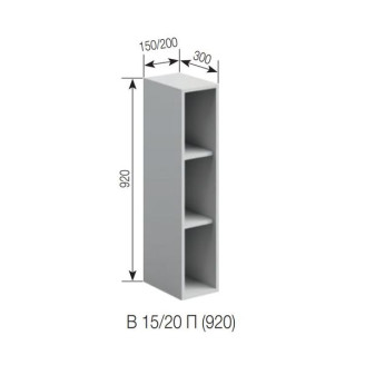 Кухонная секция верхняя полки В 20 (h-920) Ариэль Мир мебели