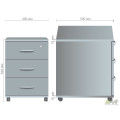 Тумба мобильная SL-422 (400х500х528мм) вяз либерти AMF