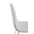 Стілець N-160 айворі букле  +  білий Vetro mebel