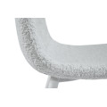 Стілець N-160 айворі букле  +  білий Vetro mebel