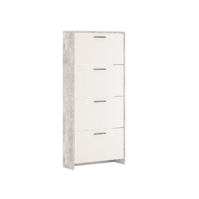 Тумба для обуви 4Дв Ателье Светлый / Нимфея Альба Рене Мир Мебели