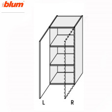 Кухонна секція Міленіум верхня 20В/900 1дв Pro Blum Права ML-521W/9003R MiroMark