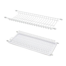 Сушка для посуды в секцию 700мм белая Киевский стандарт