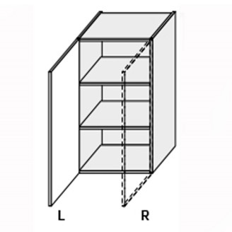 Кухонна секція Міленіум WG верхня 30В/720 1дв Права ML-430W/01R MiroMark