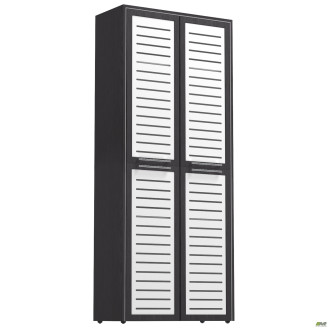 Шкаф книжный Оникс 900х400х2172 Мокко, стекло  AMF