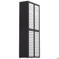 Шкаф книжный Оникс 900х400х2172 Мокко, стекло  AMF
