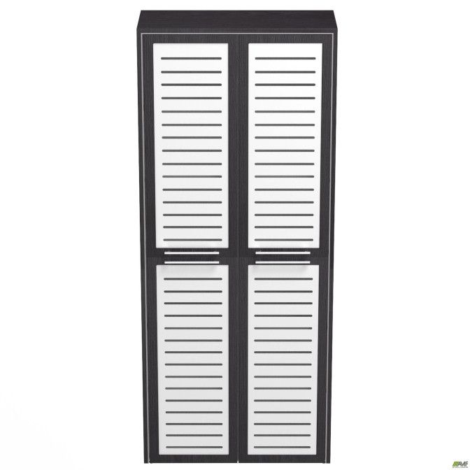 Шкаф книжный Оникс 900х400х2172 Мокко, стекло  AMF