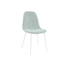 Стілець N-160 м'ятний букле  +  білий Vetro mebel