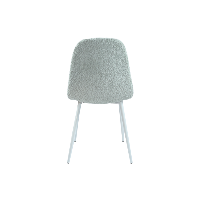 Стілець N-160 м'ятний букле  +  білий Vetro mebel