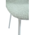 Стілець N-160 м'ятний букле  +  білий Vetro mebel