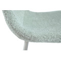 Стілець N-160 м'ятний букле  +  білий Vetro mebel