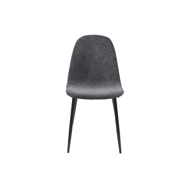 Стілець N-160 попільний букле  +  чорний Vetro mebel