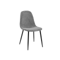 Стілець N-160 сірий букле  +  чорний Vetro mebel