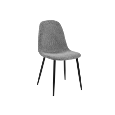 Стілець N-160 сірий букле  +  чорний Vetro mebel