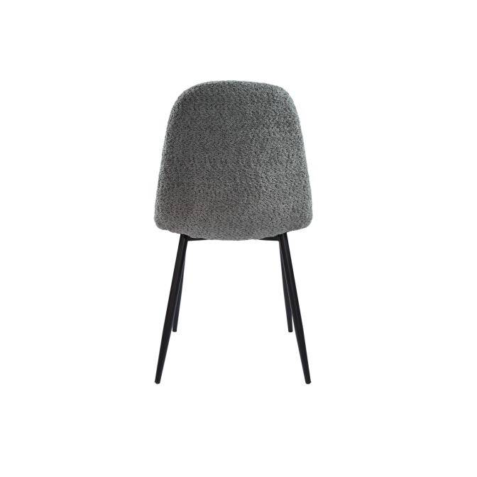 Стілець N-160 сірий букле  +  чорний Vetro mebel