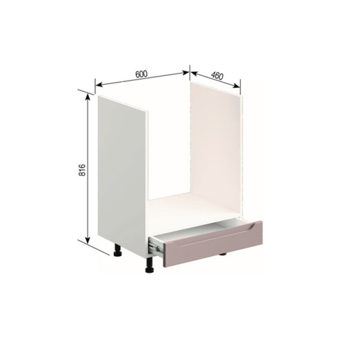 Кухонная секция нижняя Н 60Пл LUX Зарина Мир мебели