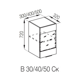 Кухонная секция верхняя В 30 Ск Алиса Мир мебели Кухонная секция верхняя В 30 Ск Алиса Мир мебели