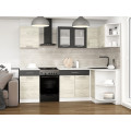 Модульна кухня Білий/Крафт Білий ЕКО Еверест