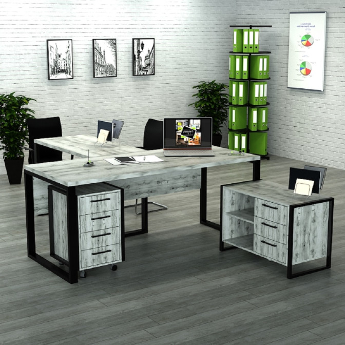 Стол руководителя СКА-2 Гамма стиль