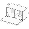 Секция BOX-32 / Глянец Чёрный MiroMark BX-32-BL