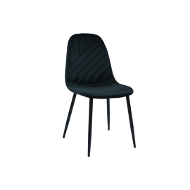 Стілець N-165 чорний велюр  +  чорний Vetro mebel