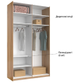 Шкаф-купе с зеркалом 1,5х2,4 Лори / Lory Глянец Кашемир MiroMark LR-84-GC Шкаф-купе с зеркалом 1,5х2,4 Лори / Lory Глянец Кашемир MiroMark LR-84-GC