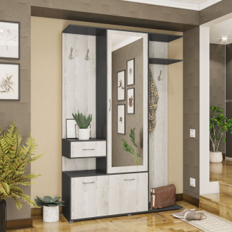 Передпокій Грета Антрацит / Артвуд Світлий Світ Меблів