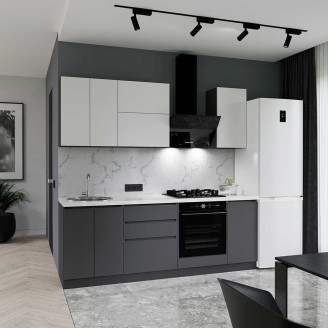 Модульная кухня Интегрированная ручка Модульная кухня Интегрированная ручка