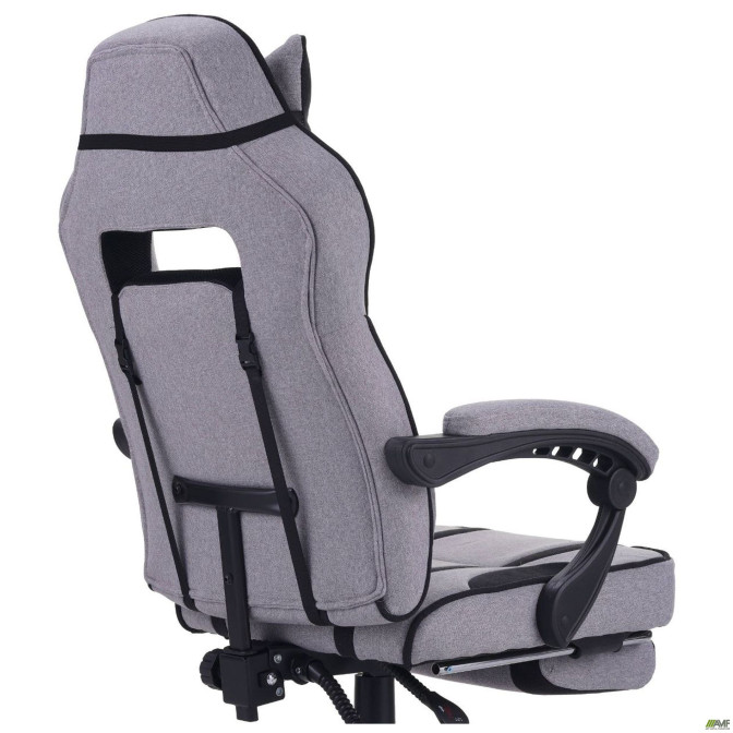 Кресло геймерское VR Racer Textile Webster Серый/черный AMF