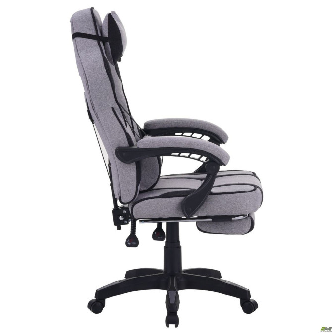 Кресло геймерское VR Racer Textile Webster Серый/черный AMF
