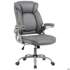 Кресло руководителя West ткань серая AMF