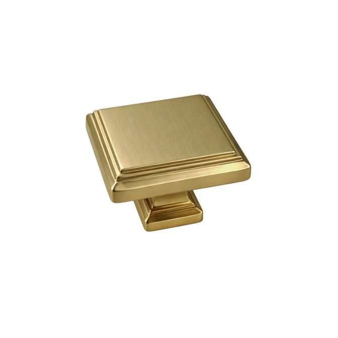 Ручка 2335 knob brass Мир мебели