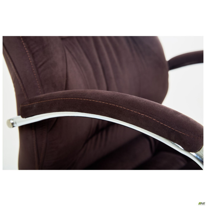Крiсло Мустанг Anyfix Хром Kolibri Chocolate AMF