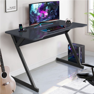 Стіл комп'ютерний Dexter DX1200 чорний графіт AMF