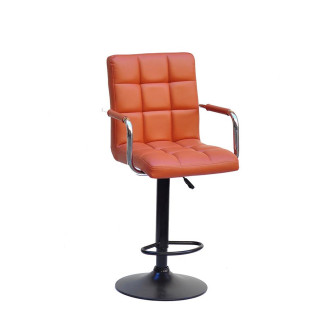 Стул Augusto-Arm Bar BK-Base D-410 экокожа OnderMebli