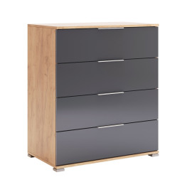 Комод 4Ящ Місяць Джуніор / Luna Junior Дуб Крафт - Мат Лава MiroMark LN-164-LV