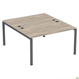 Рабочая станция SIG-161 (1387х1600х750) Черный граф/Вяз Либерти AMF