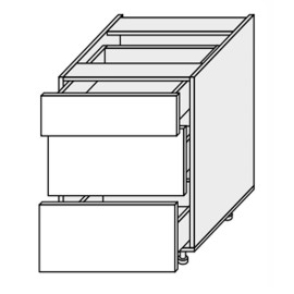 Кухонная секция Валенсия нижняя 50Н3ШХ/820 Телескоп VL-052W/9003 MiroMark