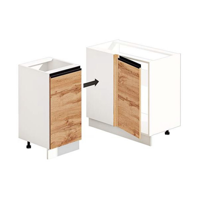 Кухонна секція нижня Н100х60.82.1Д. кут. Мийка Тренд Комфорт меблі  