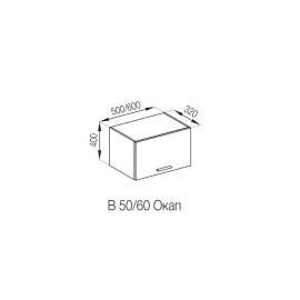 Кухонна секція під витяжку 50 ОКАП Б'янка Світ меблів