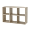 Стеллаж Кубика 1 Дуб Белый Мир Мебели